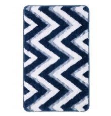 Коврик для ванной Fixsen River  темно-синий 50х80 см. ( FX-5004M)