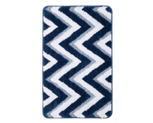 Коврик для ванной Fixsen River  темно-синий 50х80 см. ( FX-5004M)