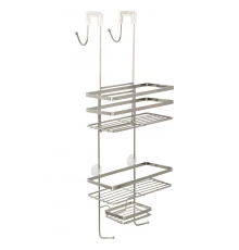 Полка FIXSEN прямоугольная двухэтажная хром (FX-871)