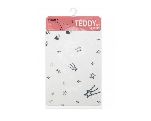Коврик для ванной Fixsen Teddy Sky  белый 50х80см (FX-6001S)