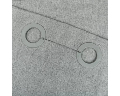 Шторка для ванной серая Fixsen Linum (FX-1535K)