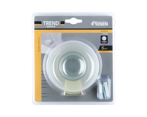Мыльница FIXSEN TREND GOLD стекло (FX-99008)