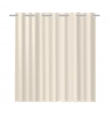 Шторка для ванной бежевая Fixsen Linum (FX-1535A)