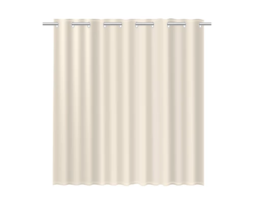 Шторка для ванной бежевая Fixsen Linum (FX-1535A)