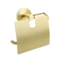 Бумагодержатель с крышкой золото-сатин Fixsen Comfort Gold (FX-87010) Бумагодержатель с крышкой золото-сатин Fixsen Comfort Gold (FX-87010)