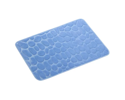 Коврик для ванной Grampus, GR-3204C, голубой, 50х80 см