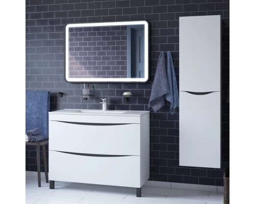 Тумба с раковиной Iddis  Cloud белая,  100 см (CLO10WFi95K)