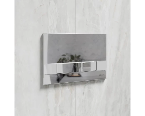 Комплект 3в1: Инсталляция Lemark PENEDA для унитазов с кнопкой смыва BIT хром глянец + унитаз подвес Торнадо (100801419)