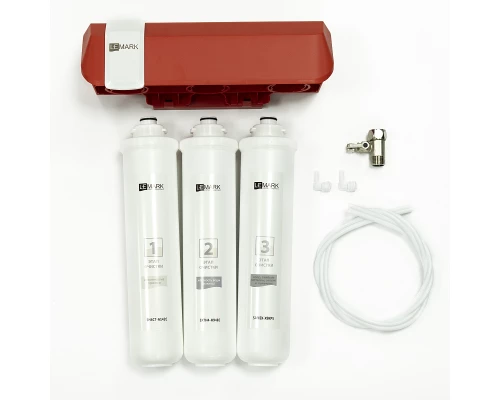 Комплект Lemark Смеситель LM3073C для кухни + Фильтр для очистки жесткой воды OPTIMA, защита от накипи (LM3073C086)