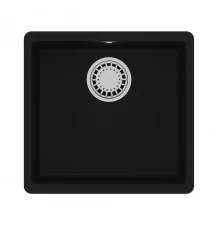 Кухонная мойка Lemark SINARA 440-U подстольного монтажа из кварцгранита цвет: Антрацит  (9910067)