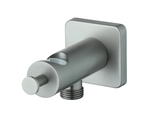 Подключение  для душевого шланга Lemark LM3785GM с креплением для лейки