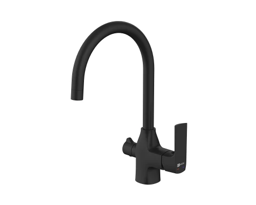 Комплект Lemark Смеситель LM7261BL для кухни + Фильтр BASIC для очистки воды от хлора и вредных примесей (LM7261BL085)
