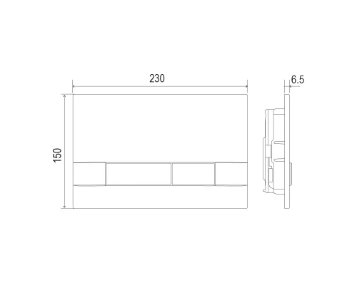 Комплект 3в1: Инсталляция Lemark PENEDA для унитазов с кнопкой смыва BIT хром глянец + унитаз подвес Торнадо (100801419)