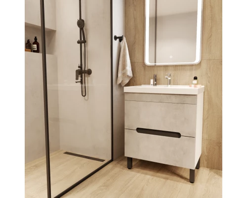 Тумба для ванной MIXLINE "Честер -70" Бетон под ум. Грэйс- 70 (551732)