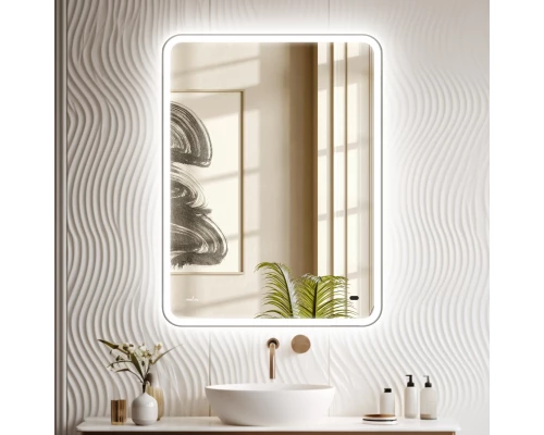 Зеркало MIXLINE "Турин-2" 600*800 (ШВ) бесконтактный сенсор, светодиодная подсветка+подогрев (554628)