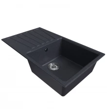 Мойка MIXLINE ML-GM20 с крылом  антрацит (343) 830*480*190мм NEW (552007)