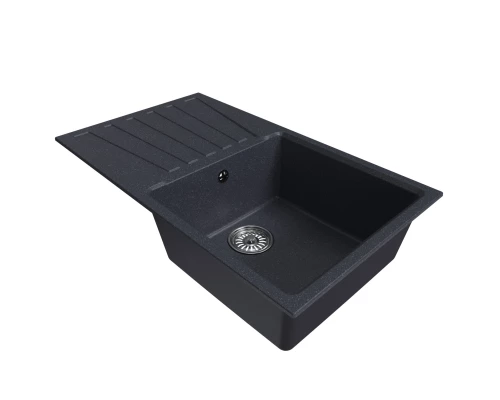 Мойка MIXLINE ML-GM20 с крылом  антрацит (343) 830*480*190мм NEW (552007)