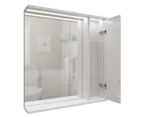 Шкаф навесной MIXLINE "Лайн-60" правый с подсветкой (600*700*146) (553011)