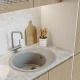 Мойка MIXLINE ML-GM17 овальная с крылом  серая (310) 580*470*180мм NEW (551940)
