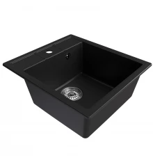 Мойка MIXLINE ML-GM28 ультра-черная (344)  450*500*190мм NEW (552185)