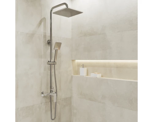 Душевая система MIXLINE ML2426 лейка 1 позиция + лейка "Тропический душ" хром (550762)