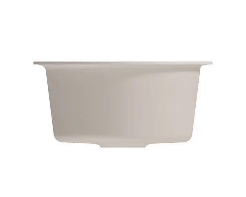 Мойкa MIXLINE ML-GM12 круглая  ультра-белая (341) 480мм (глуб. чаши 210) NEW (551838)