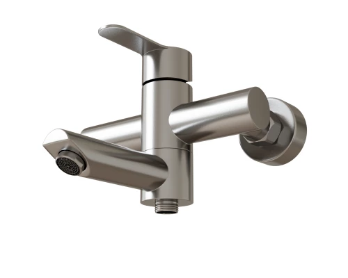 Смеситель для ванны 35k MIXLINE MLSS32-01 "Stainless" нерж. (552272)