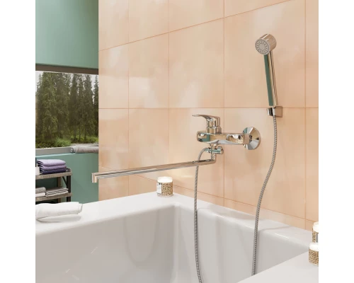 Смеситель для ванны и умывальника MIXLINE ML03-02 (522140)