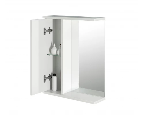 Зеркало-шкаф навесной без подсветки MIXLINE Норд-55 левый (528387)