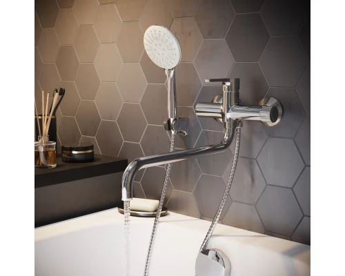 Смеситель для ванны и раковины 35k MIXLINE ML22-02 "Round" (550744)