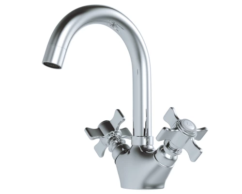 Смеситель для раковины 1/2 кер. MIXLINE ML30-042 "Classic" высокий излив (550777)