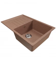 Мойка MIXLINE ML-GM19 с крылом  терракотовая (307) 750*500*200мм NEW (551981)