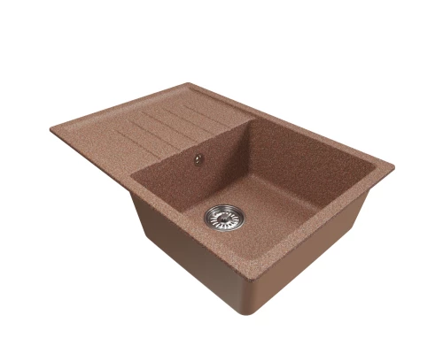 Мойка MIXLINE ML-GM19 с крылом  терракотовая (307) 750*500*200мм NEW (551981)