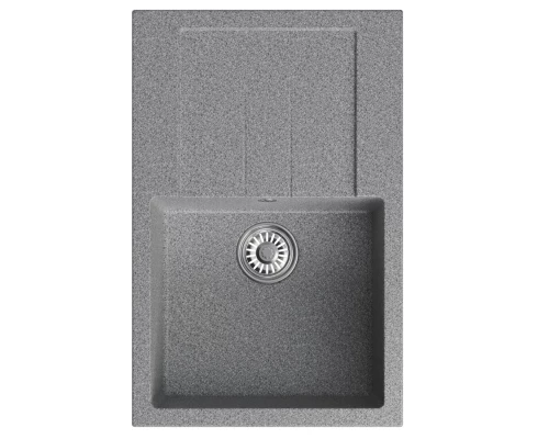 Мойка MIXLINE ML-GM31 с крылом  темно-серая (309) 770*500*190мм NEW (552190)