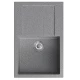 Мойка MIXLINE ML-GM31 с крылом  темно-серая (309) 770*500*190мм NEW (552190)