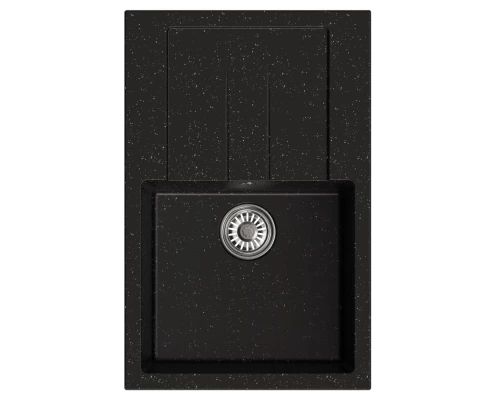 Мойка MIXLINE ML-GM31 с крылом  черная (308) 770*500*190мм NEW (552189)