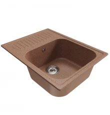 Мойка MIXLINE ML-GM18 с крылом  терракотовая (307) 640*490*190мм NEW (551969)