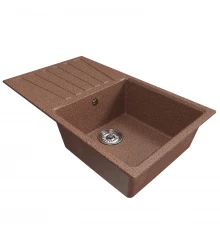 Мойка MIXLINE ML-GM20 с крылом  терракотовая (307) 830*480*190мм NEW (551999)