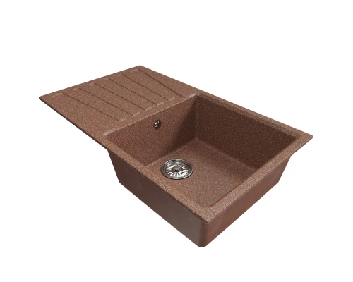 Мойка MIXLINE ML-GM20 с крылом  терракотовая (307) 830*480*190мм NEW (551999)