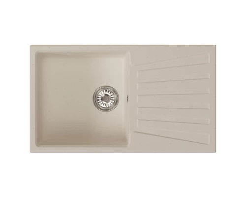 Мойка MIXLINE ML-GM20 с крылом  белая (331) 830*480*190мм NEW (552004)