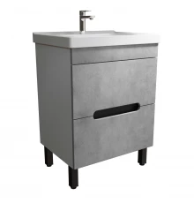 Тумба для ванной MIXLINE "Честер -60" Бетон под ум. Грэйс- 60 (551731)
