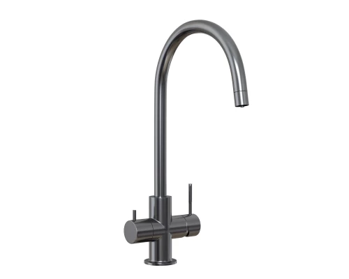 Смеситель для кухни 35k MIXLINE MLSS-03202 серый подкл.к фильтру (543624)