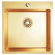 Мойка MIXLINE настольный монтаж 50х50 (3,0) вып 3 1/2, 20см с сифоном золото PRO (550548)