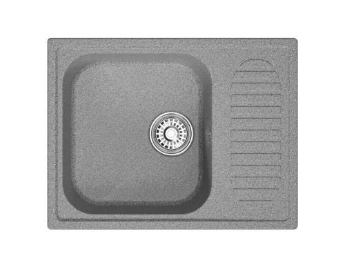 Мойка MIXLINE ML-GM18 с крылом  темно-серая (309) 640*490*190мм NEW (551971)