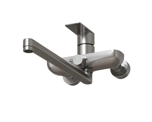 Смеситель для ванны и раковины 35k MIXLINE MLSS-021 нерж. (553237)