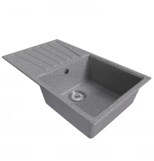 Мойка MIXLINE ML-GM20 с крылом  темно-серая (309) 830*480*190мм NEW (552001)