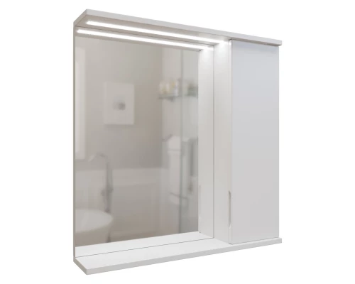 Шкаф навесной MIXLINE "Лайн-70" правый с подсветкой (700*700*146) (553017)