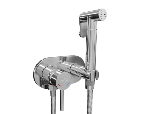 Смеситель с гигиенической лейкой MIXLINE ML31-085 "Ray" встраиваемый (551784)