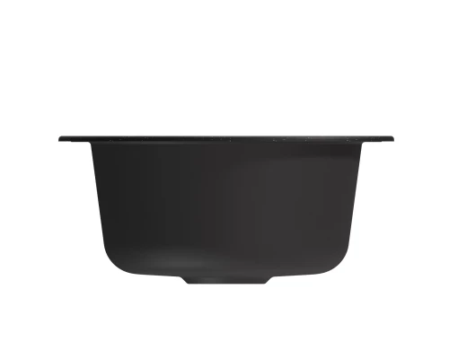 Мойкa MIXLINE ML-GM13 круглая  черная (308) 495мм (глуб. чаши 200) NEW (551890)