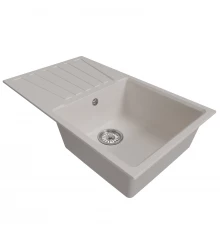 Мойка MIXLINE ML-GM20 с крылом  белая (331) 830*480*190мм NEW (552004)